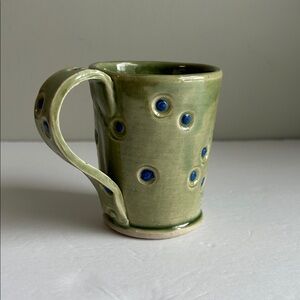 NEW Handmade Stoneware Pottery Mug in Celadon